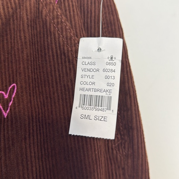 Pacsun Heartbreaker Corduroy Cargo Elastic Waist Pants. Size Small/26. NWT - Picture 9 of 16
